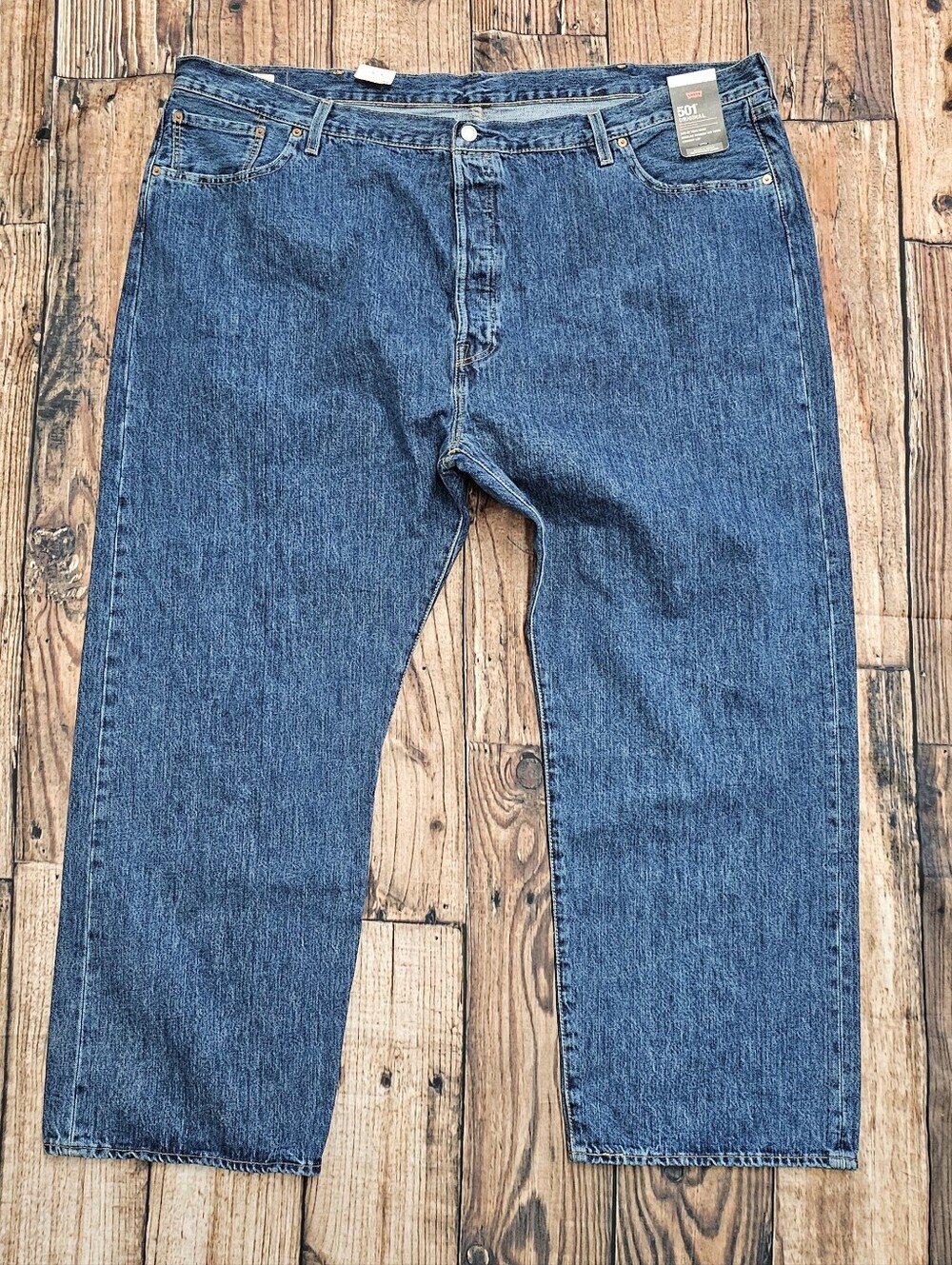 Levi’s 501 Original Fit Straight Leg Jeans Button Fly Men’s Size 52x32 NWT